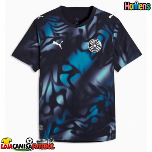 Camisa de Futebol Paraguai Equipamento Secundário Mundo 2026 Manga Curta